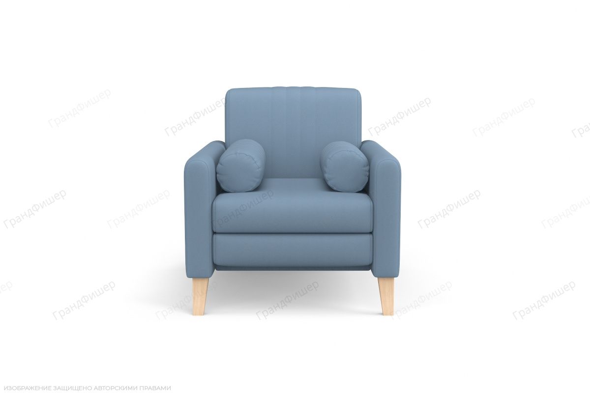 Неглубокий диван Майами Amigo Blue Вид спереди