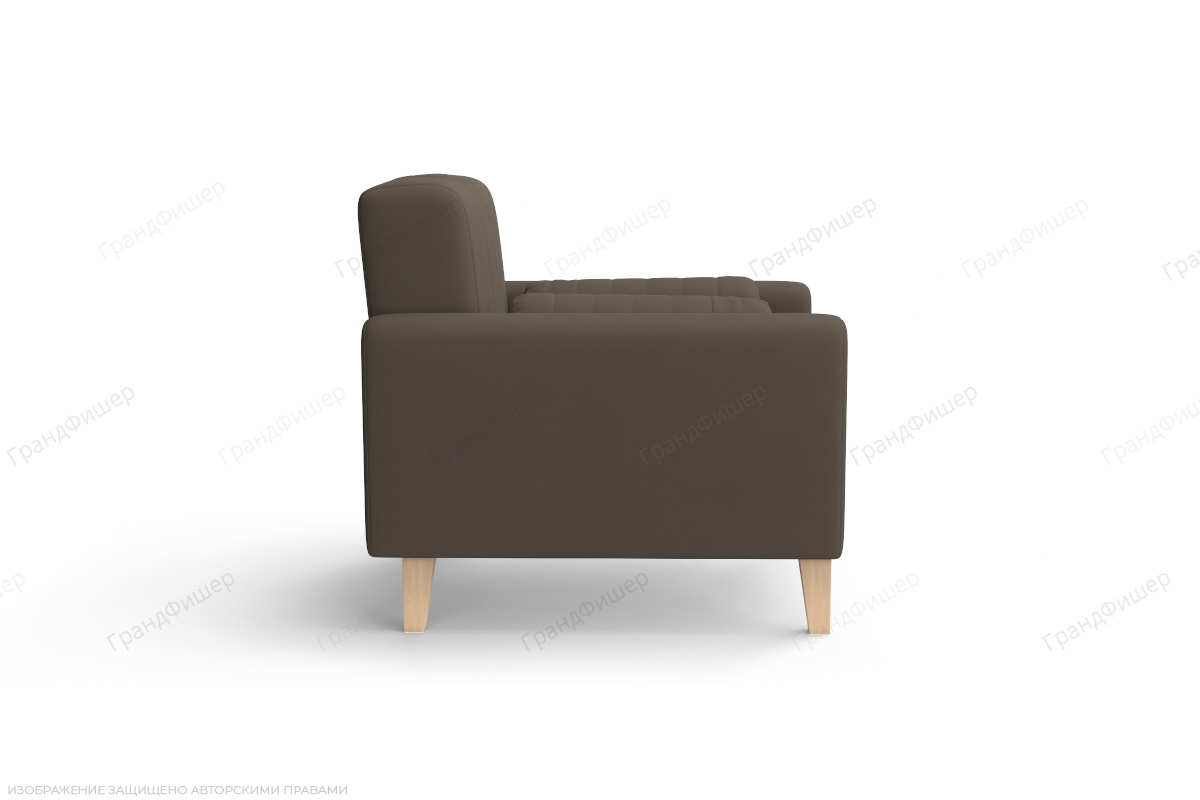 Неглубокий диван Майами Zara light brown 05 Вид сбоку