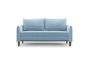 Прямой диван Порту слим (спальное 140 см) Amigo Blue Вид спереди