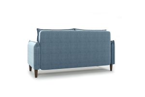 Прямой диван Порту слим (спальное 140 см) Amigo Blue Вид сзади
