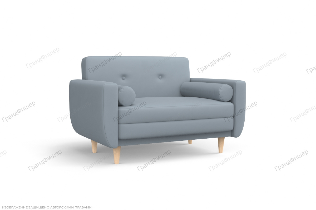 Прямой диван Шуга опора №5 Zara mouse 12 Вид по диагонали