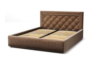 Кровать Адель Zara brown 20 Вид по диагонали