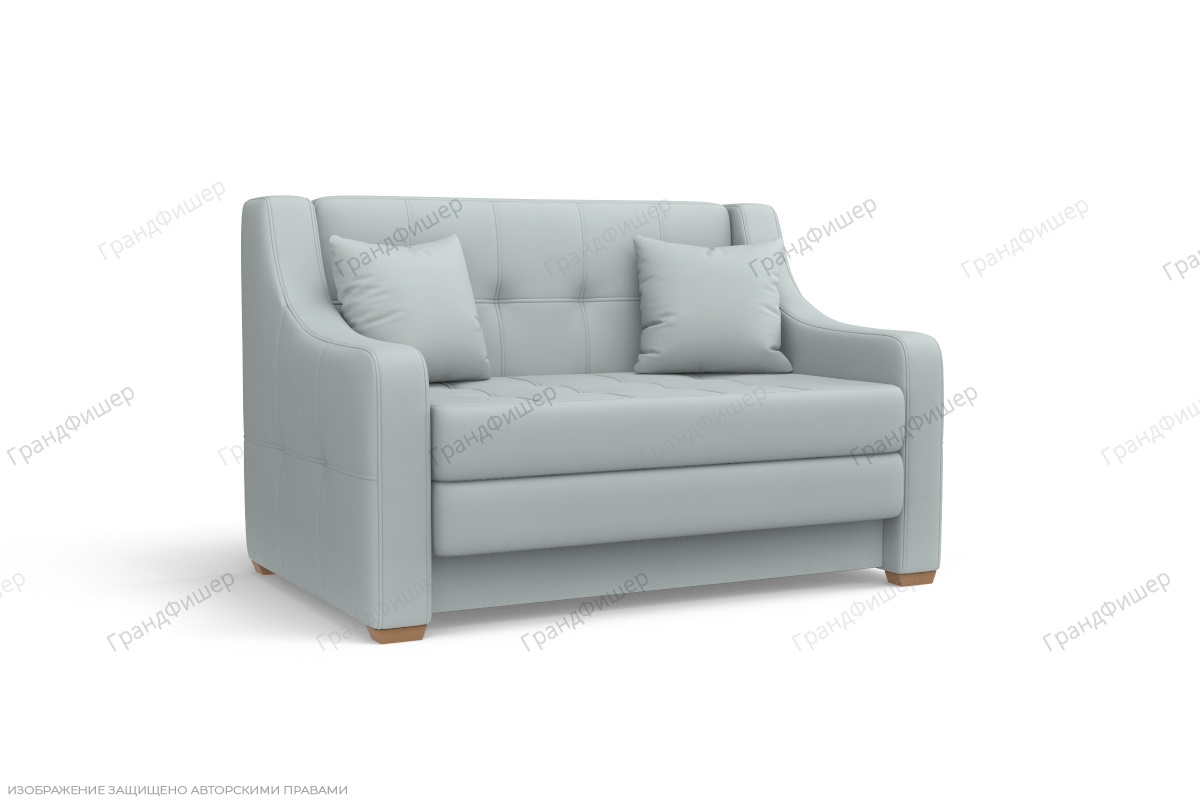 Прямой диван Сохо Zara steel 52 Вид по диагонали