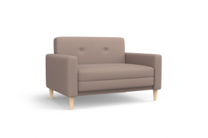 Прямой диван Глэм опора №5 Амиго латте Вид по диагонали