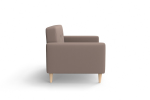 Прямой диван Глэм опора №5 Амиго латте Вид сбоку