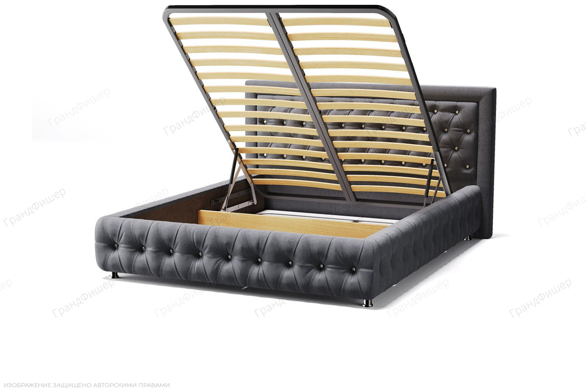 Диван 180 см Мадлен Zara gray 18 Вид по диагонали