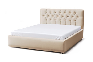 Кровать Тиффани К/З бежевый Вид по диагонали