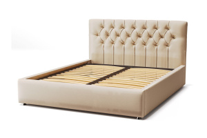 Кровать Тиффани К/З бежевый Вид по диагонали
