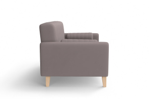 Розовый диван Майами (спальное 140 см) Zara desert rose 11 Вид сбоку