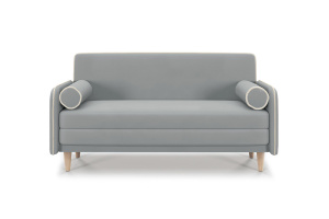 Двуспальный диван Сайли (спальное место 140 см) Zara Steel 52 Вид спереди