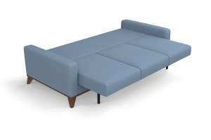 Прямой диван Джерси-2 с опорой №6 Amigo Blue Спальное место