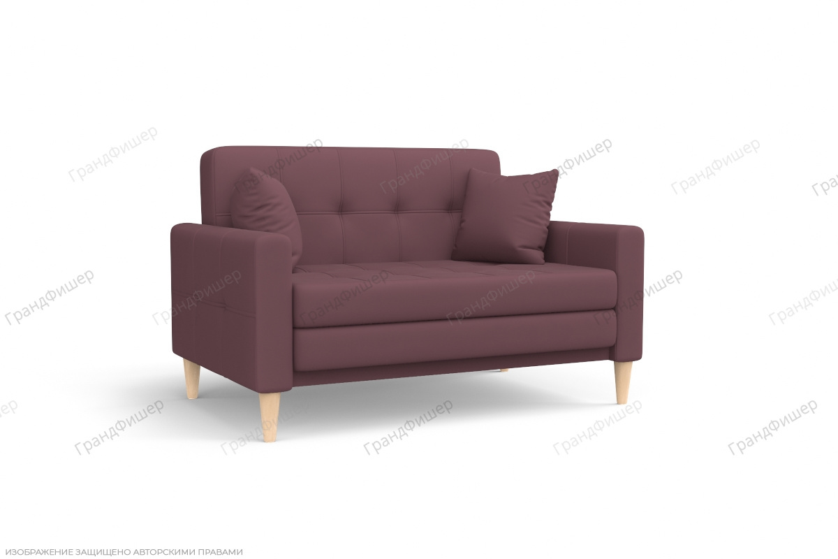 Прямой диван Этро люкс с опорой №5 Zara pastel 36 Вид по диагонали