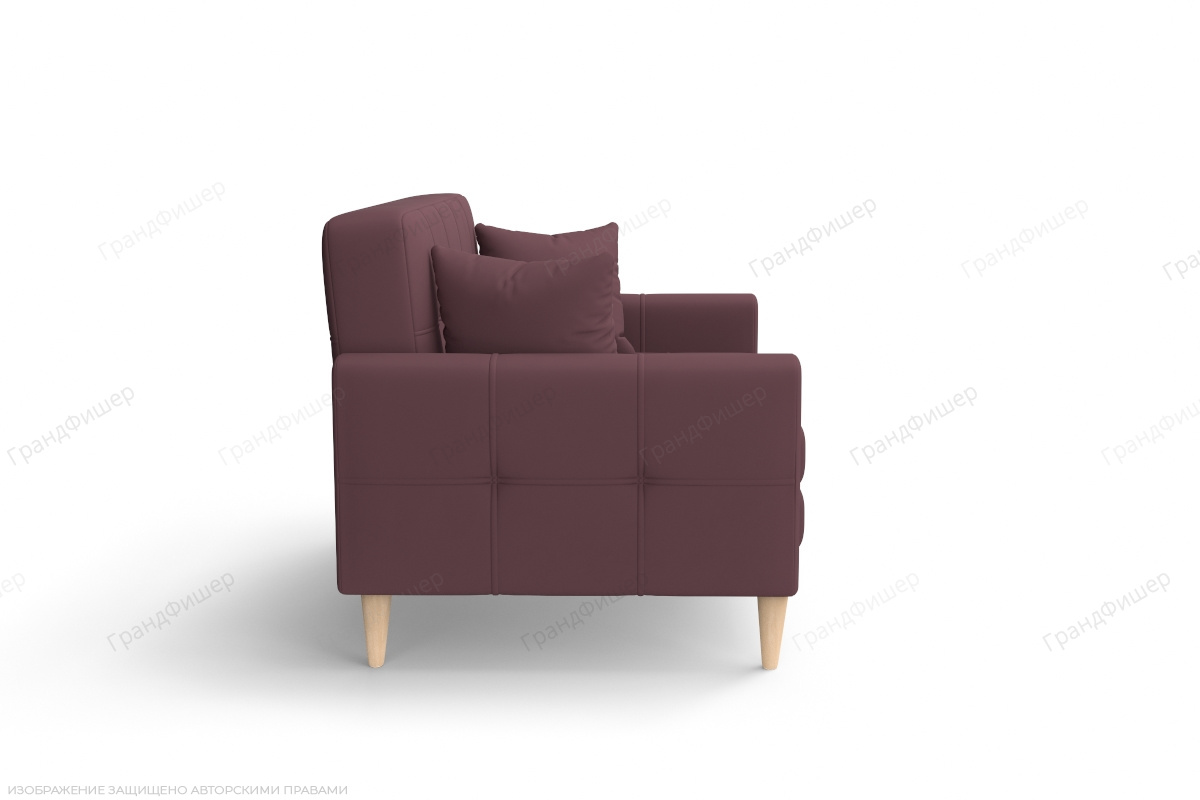 Прямой диван Этро люкс с опорой №5 Zara pastel 36 Вид сбоку