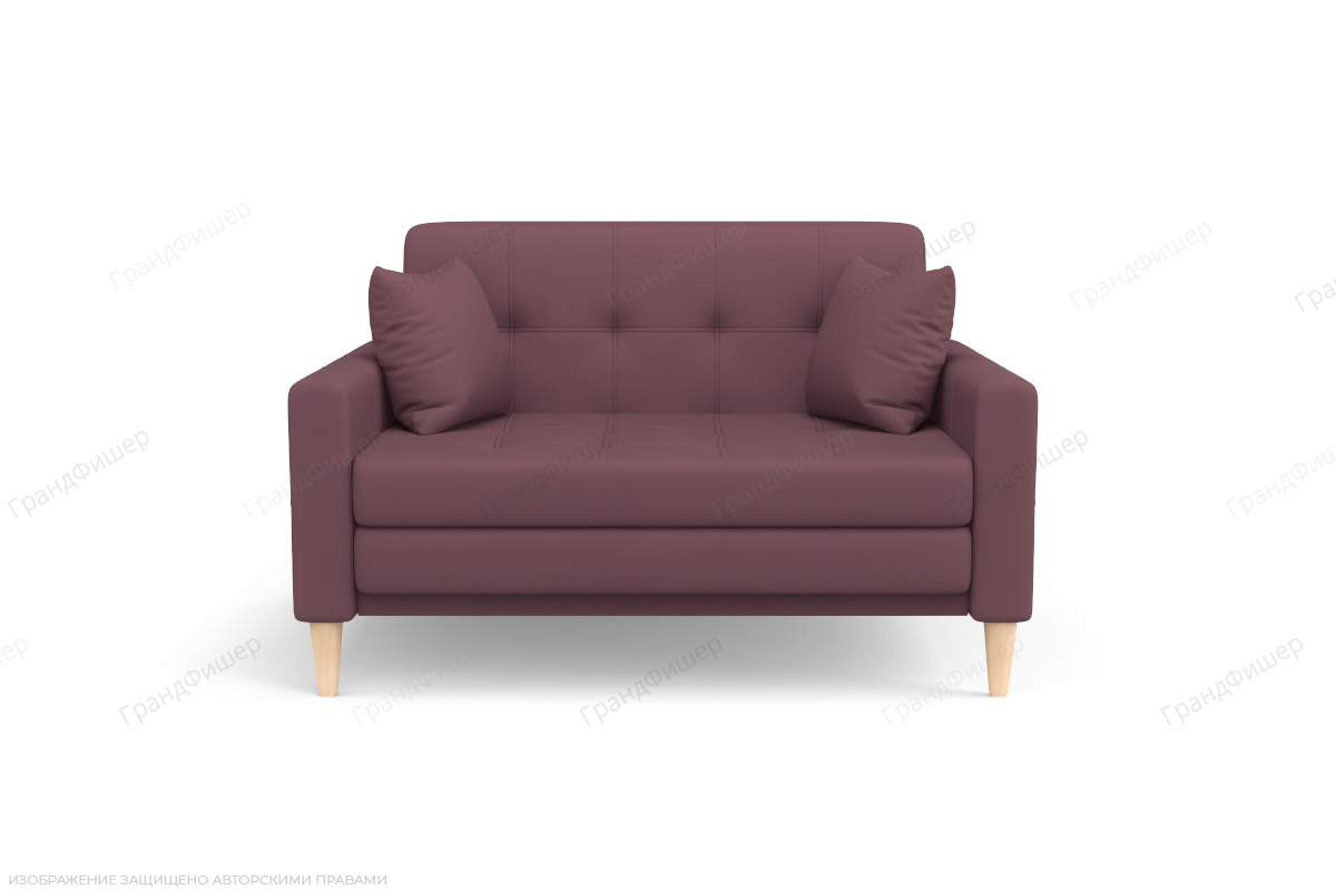 Прямой диван Этро люкс с опорой №5 Zara pastel 36 Вид спереди