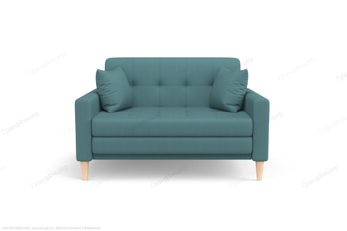 Прямой диван Этро люкс с опорой №5 Amigo Lagoon Вид спереди