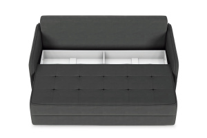 Прямой диван Кайман Слим Zara gray 18 Ящик для белья