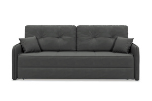 Прямой диван Кайман Слим Zara gray 18 Вид спереди