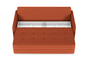 Прямой диван Кайман Слим Zara Mandarine 39 Ящик для белья