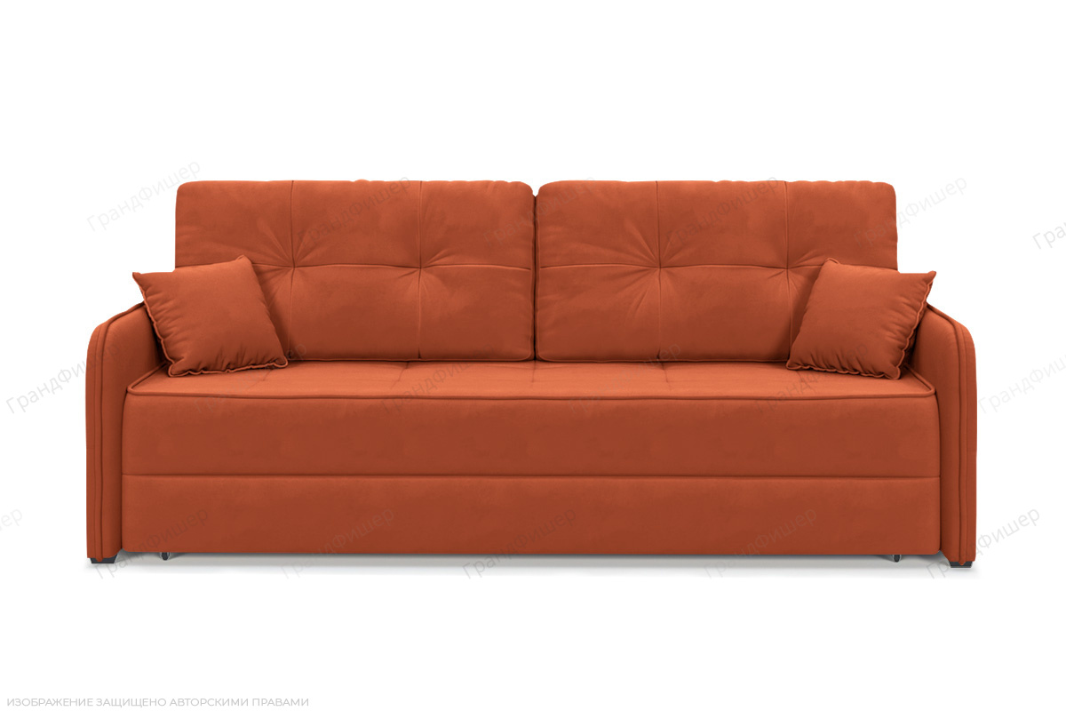 Прямой диван Кайман Слим Zara Mandarine 39 Вид спереди