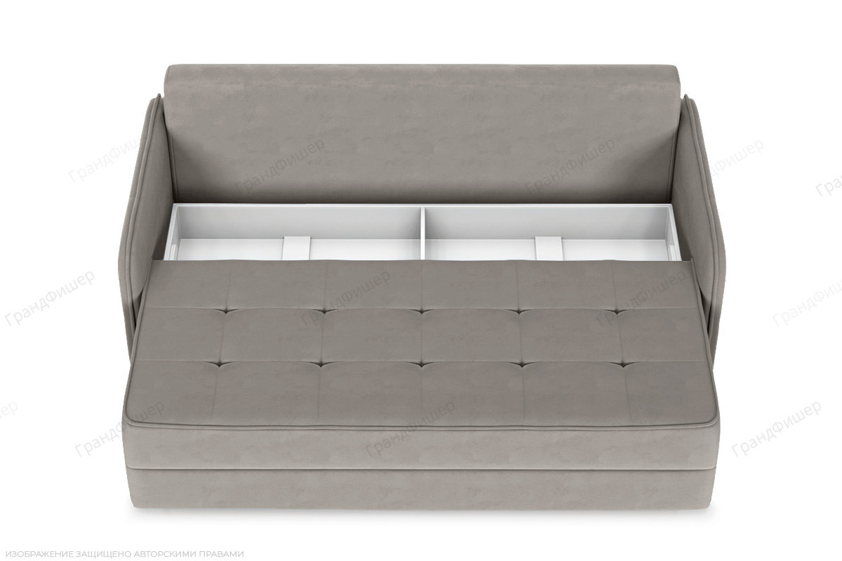 Прямой диван Кайман Слим Энерджи Лайт 810/16 Ящик для белья