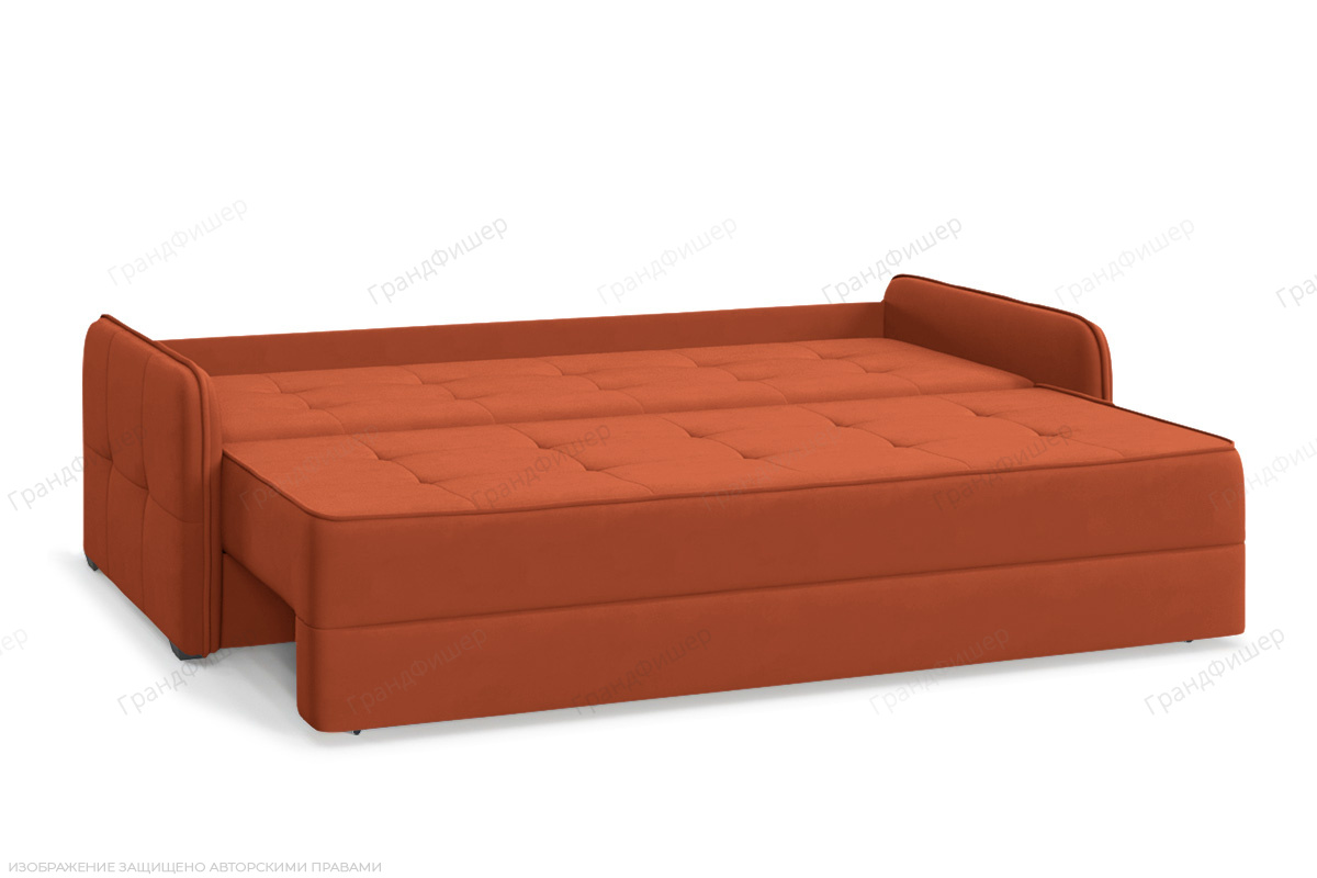 Прямой диван Кайман Слим Zara Mandarine 39 Спальное место