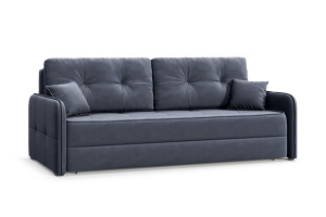 Прямой диван Кайман Слим Amigo Navy Вид по диагонали