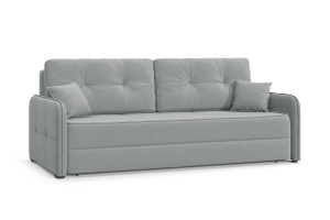 Прямой диван Кайман Слим Zara Steel 52 Вид по диагонали