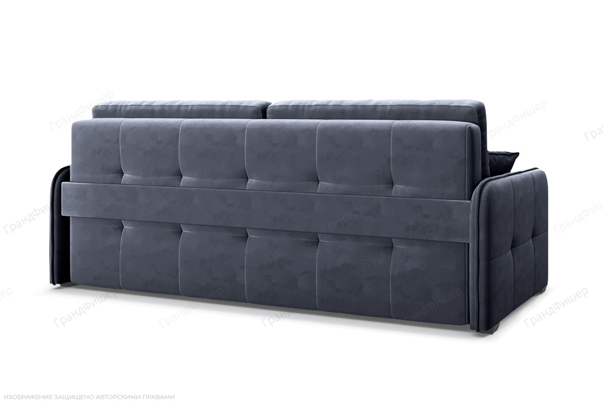 Прямой диван Кайман Слим Amigo Navy Вид сзади