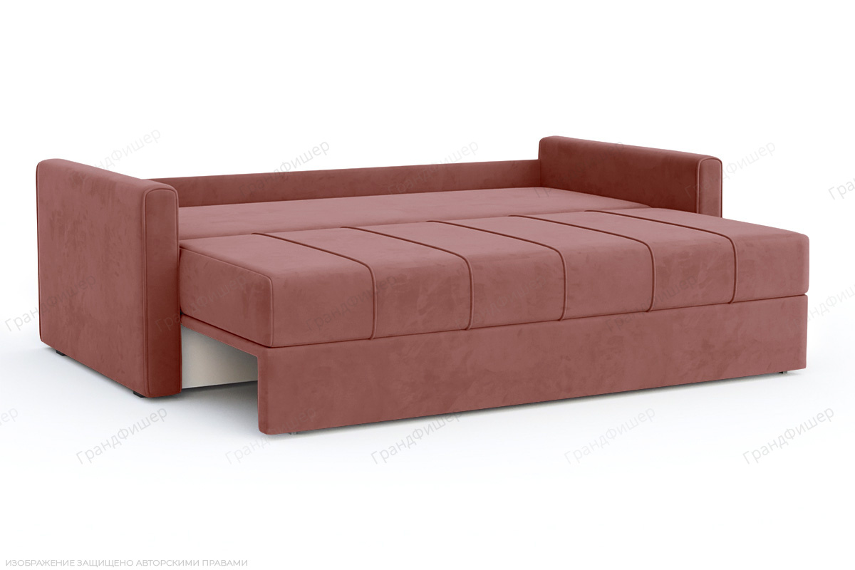 Прямой диван Филд Ultra Coral Спальное место