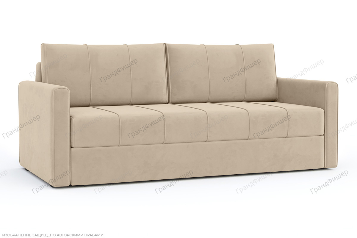 Прямой диван Филд Ultra Ivory Вид по диагонали