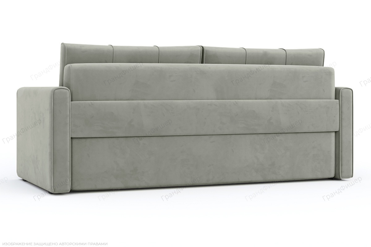 Прямой диван Филд Ultra Smoke Вид сзади