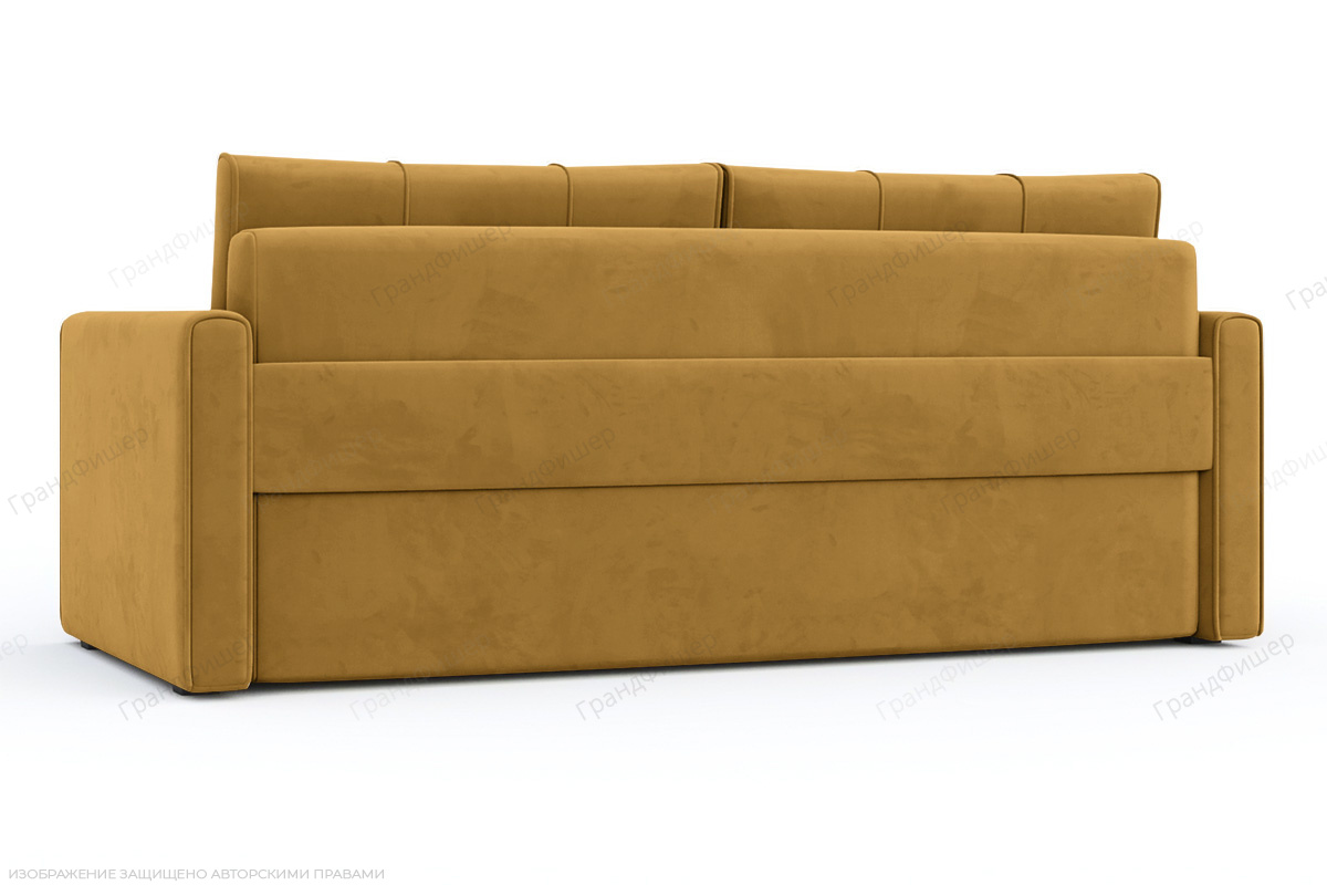 Диван дорогой Филд Ultra Mustard Вид сзади