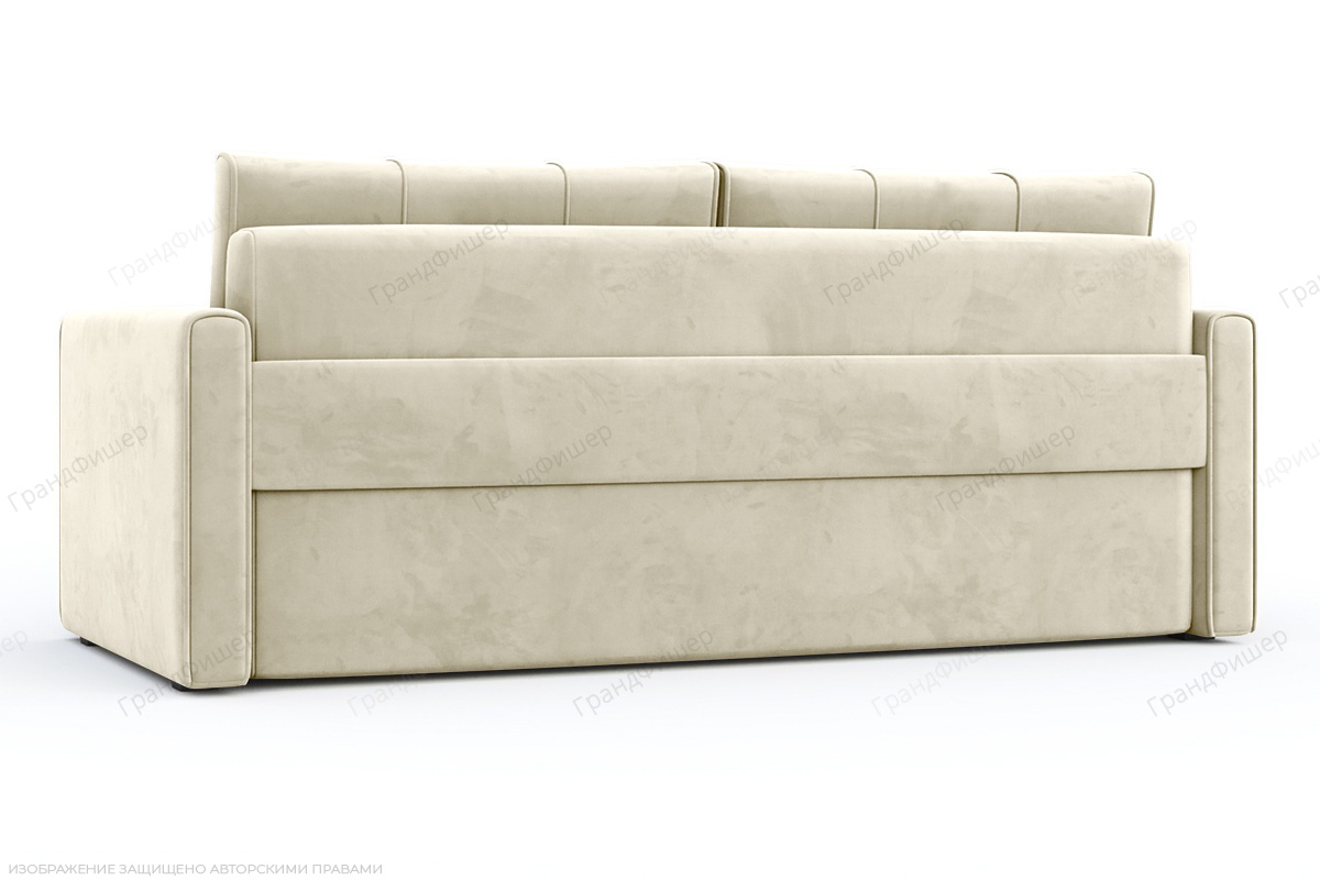 Прямой диван Филд Ultra Cream Вид сзади