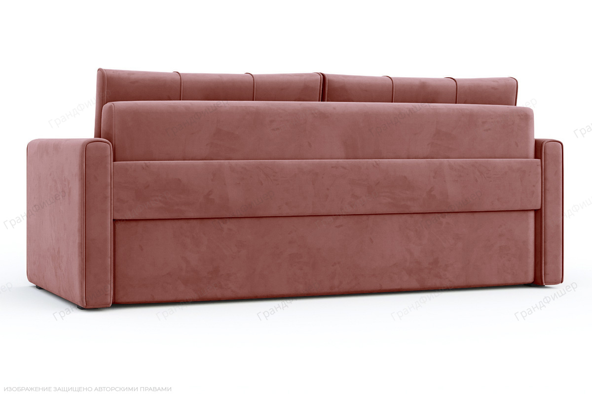 Прямой диван Филд Ultra Coral Вид сзади