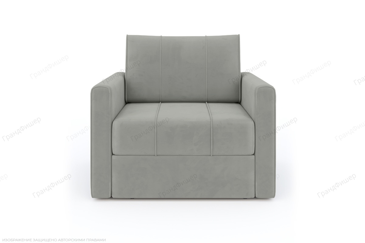 Прямой диван Филд Ultra Smoke Вид спереди