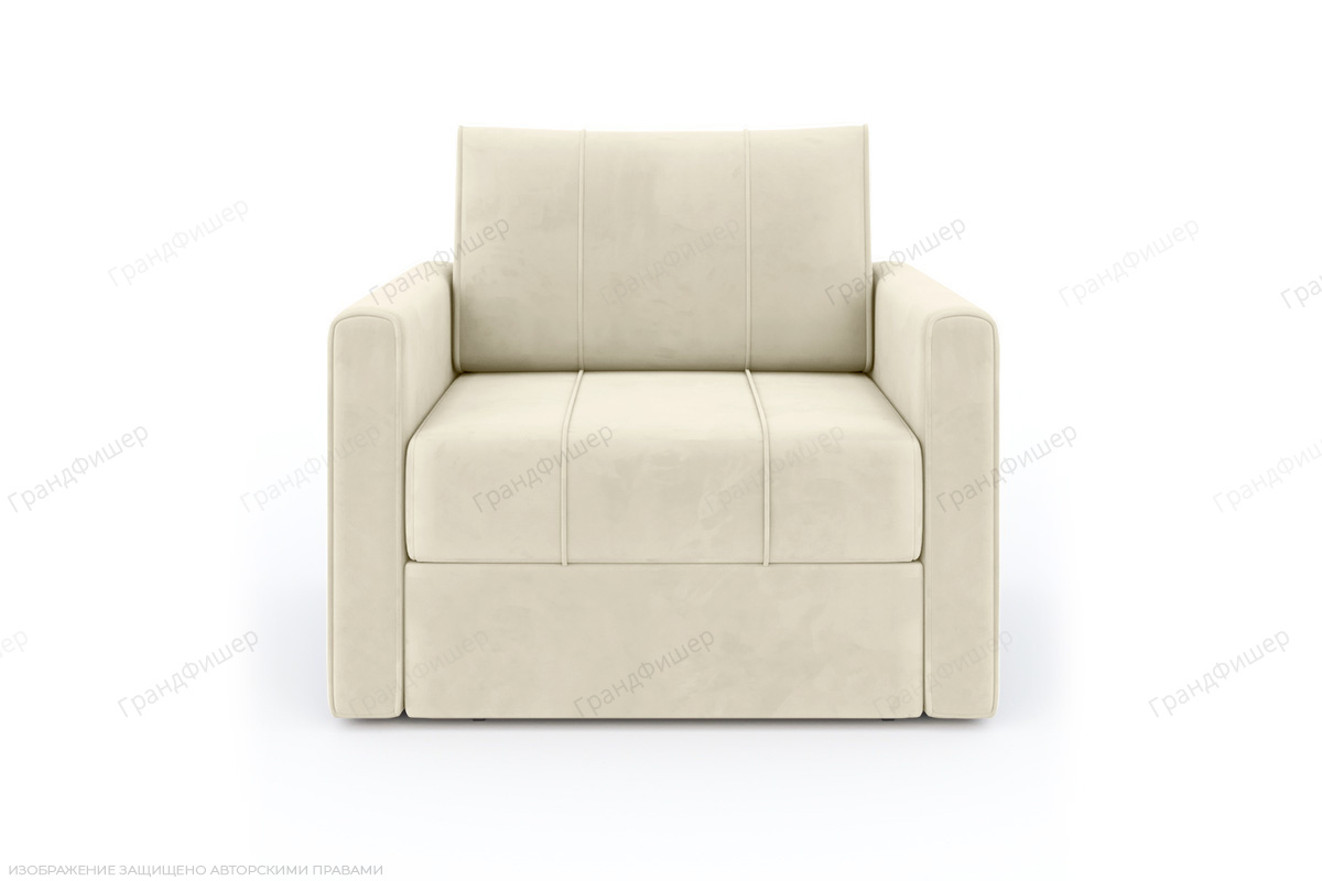 Прямой диван Филд Ultra Cream Вид спереди
