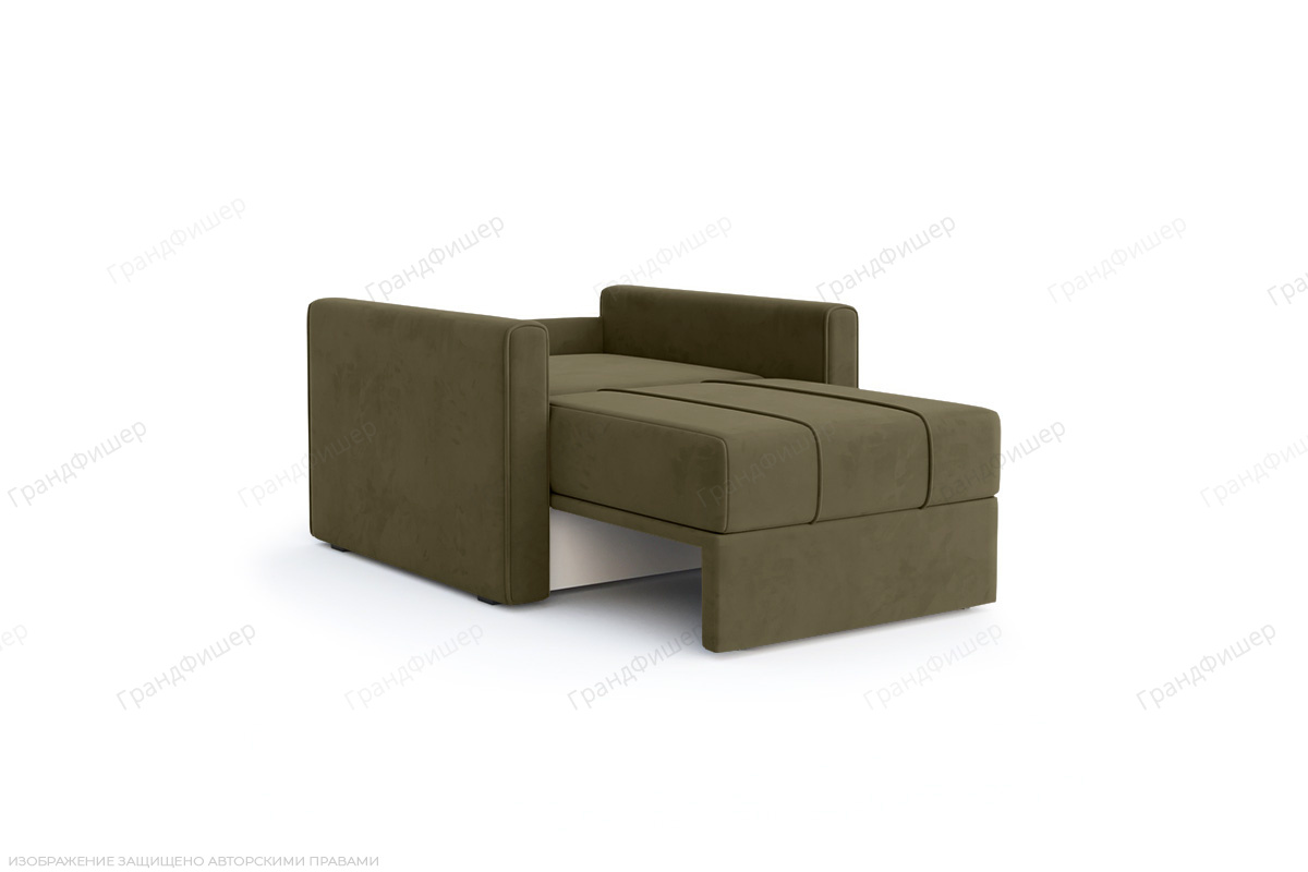 Зеленый диван Филд Ultra Cedar Спальное место