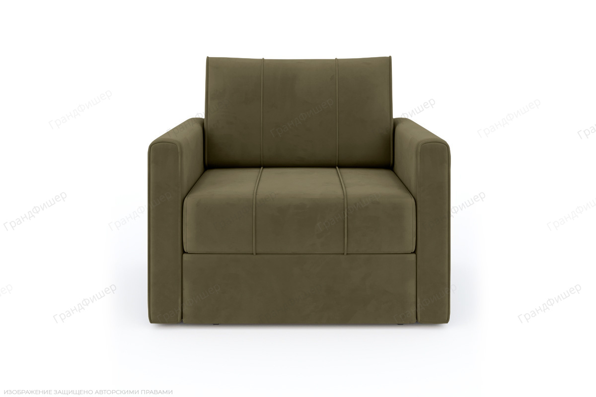 Зеленый диван Филд Ultra Cedar Вид спереди