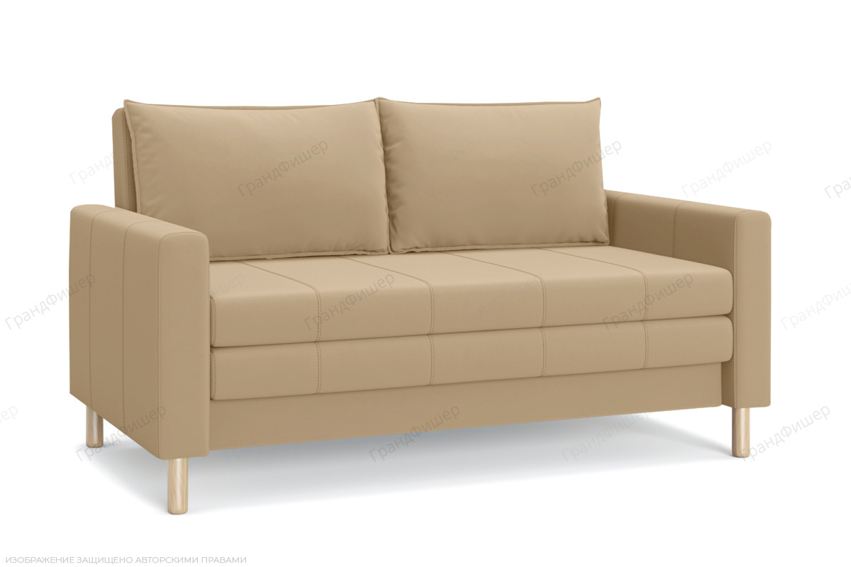 Прямой диван Смол (140 см) Velutto 02 Вид по диагонали