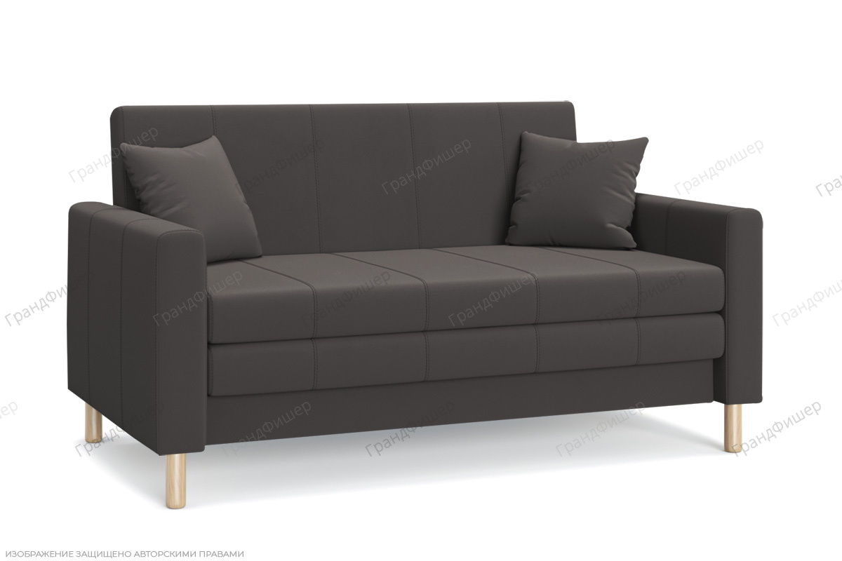 Прямой диван Смол (140 см) Velutto 19 Вид по диагонали