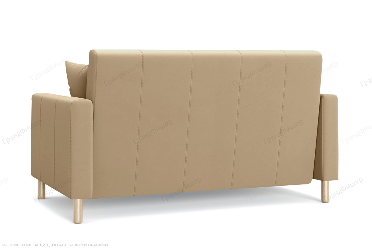 Прямой диван Смол (140 см) Velutto 02 Вид сзади