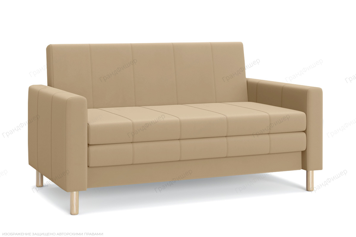 Прямой диван Смол (140 см) Velutto 02 Вид по диагонали