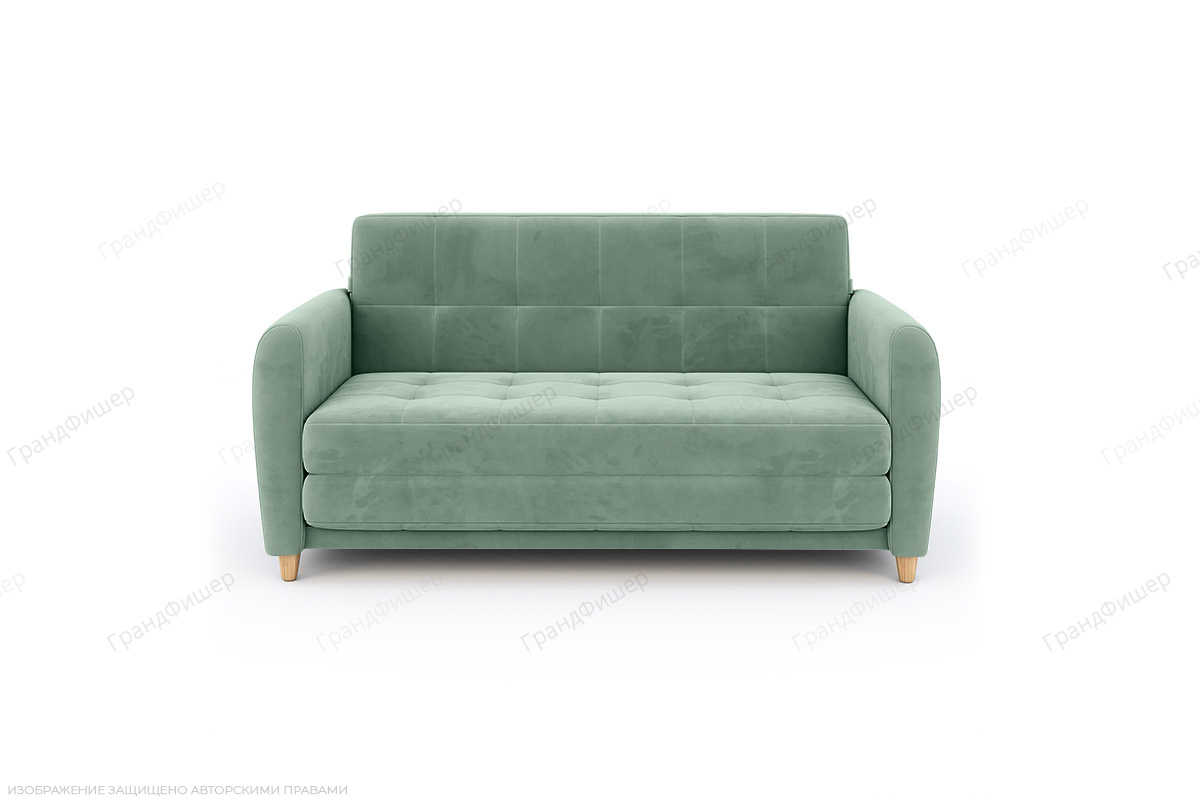 Зеленый диван Амур Vivaldi 9 Вид спереди