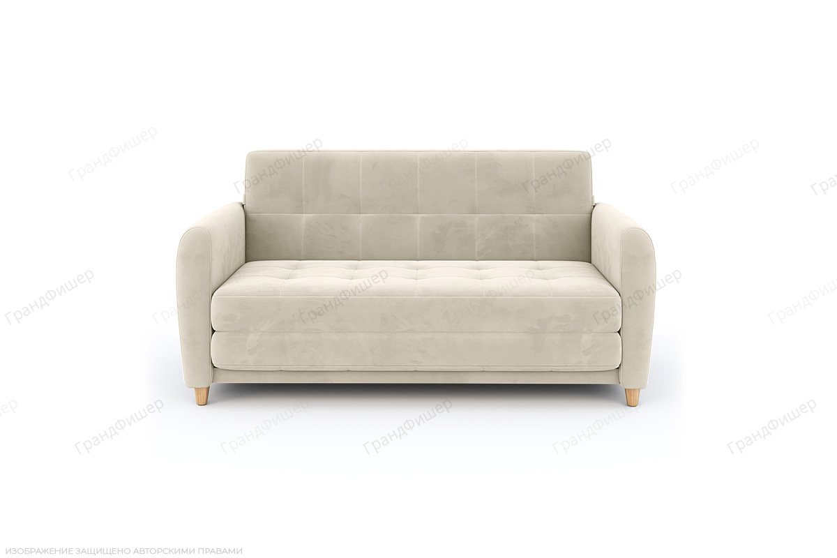 Белый диван Амур Vivaldi 1 Вид спереди