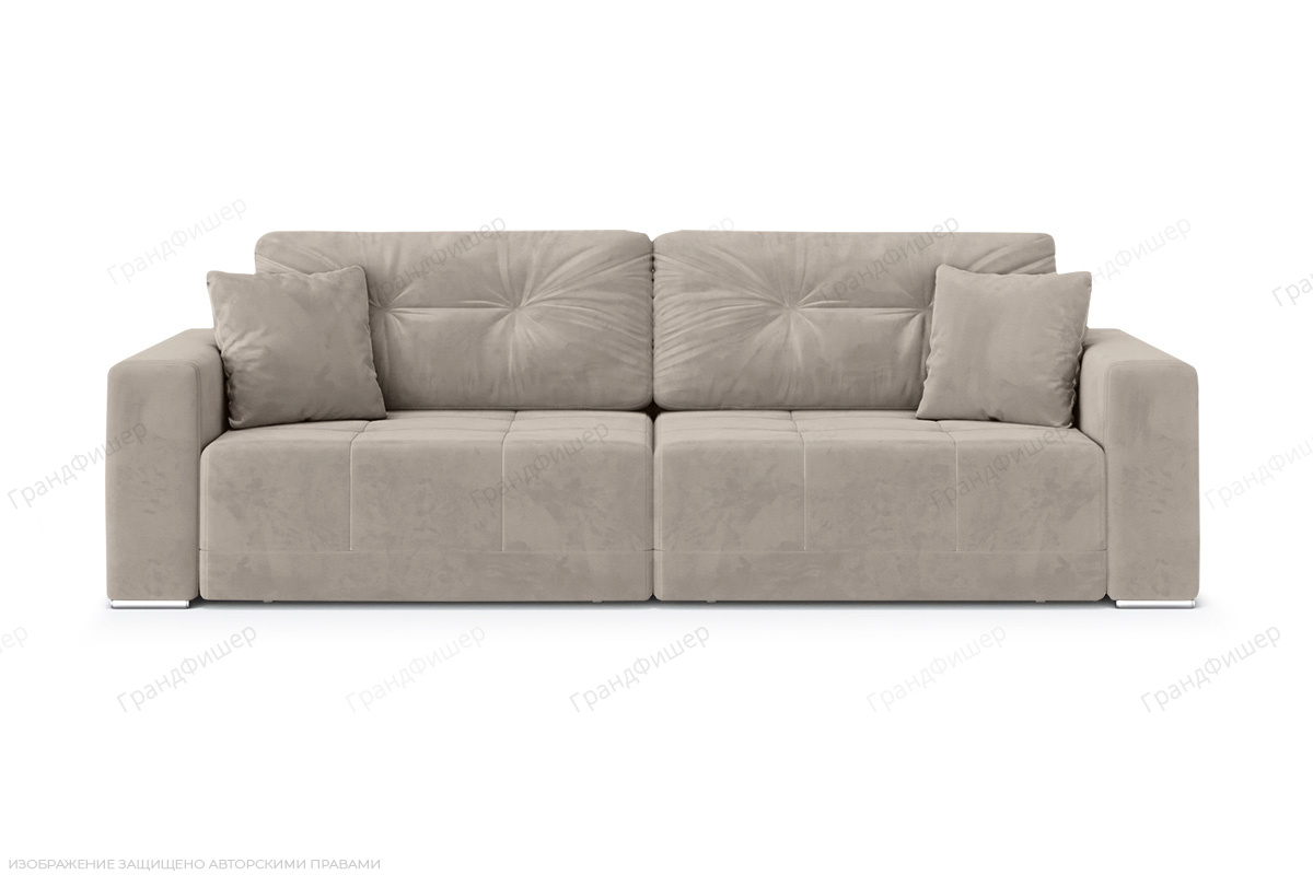 Бежевый диван Свити Софт Vivaldi 4 Вид спереди