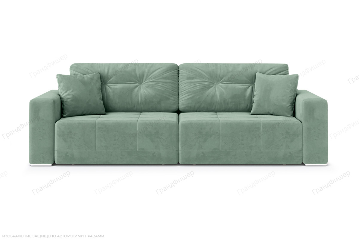 Зеленый диван Свити Софт Vivaldi 9 Вид спереди