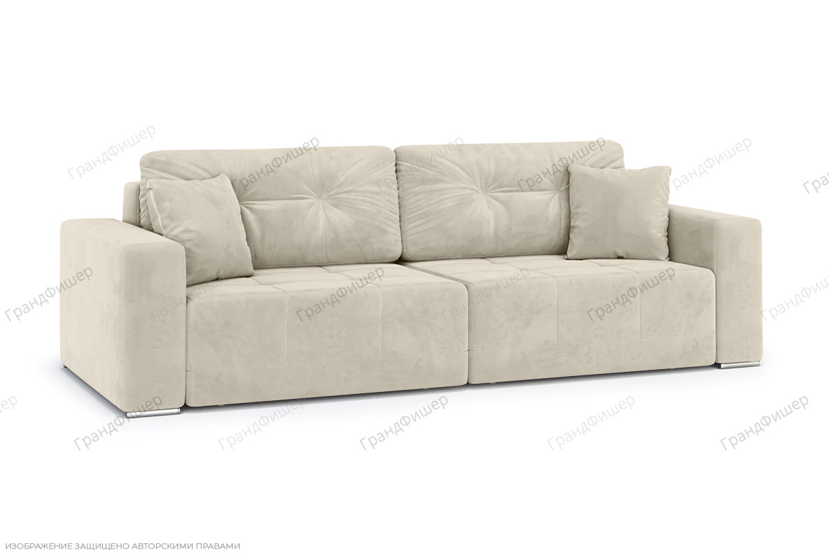 Белый диван Свити Софт Vivaldi 1 Вид по диагонали