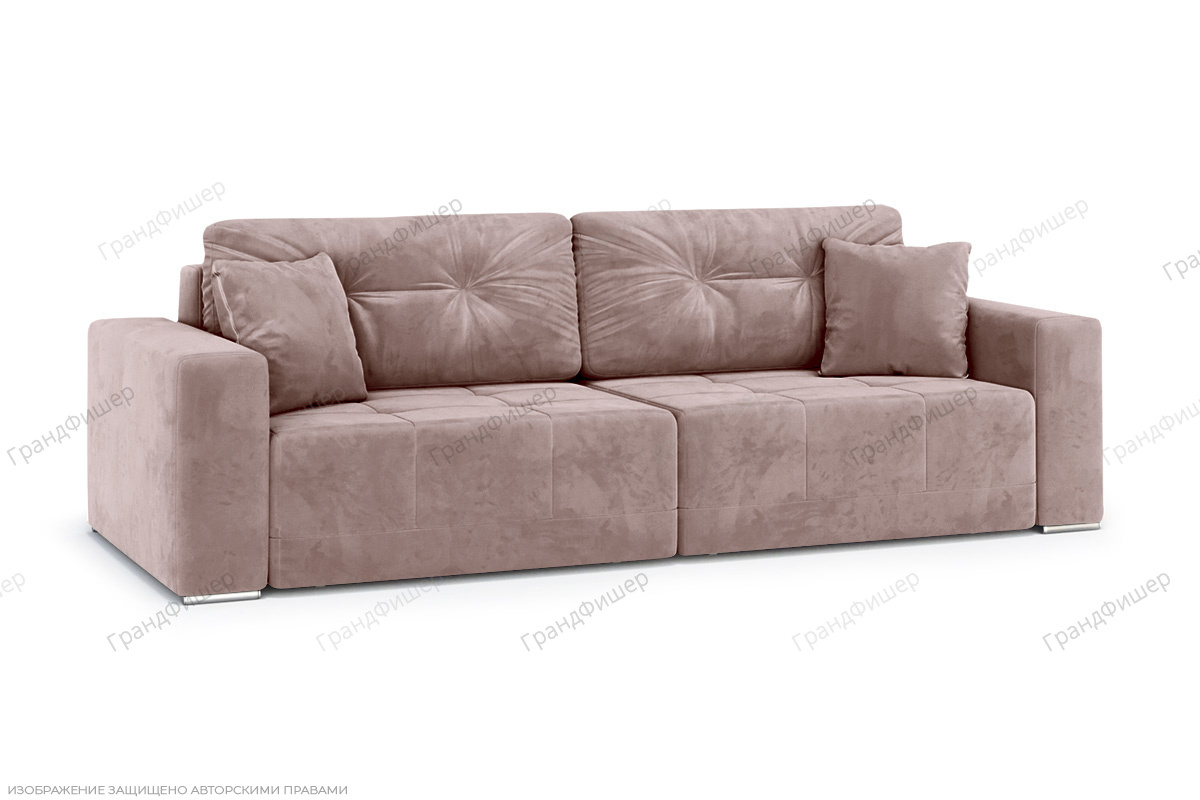 Розовый диван Свити Софт Vivaldi 26 Вид по диагонали