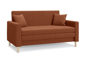 Прямой диван Смол (140 см) Velutto 60 Вид по диагонали