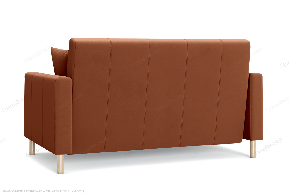 Прямой диван Смол (140 см) Velutto 60 Вид сзади